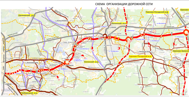 Трасса м12 схема в московской области