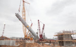 «Проект идет четко» — на этиленнике «Нижнекамскнефтехима» начали сборку крупнотоннажного оборудования