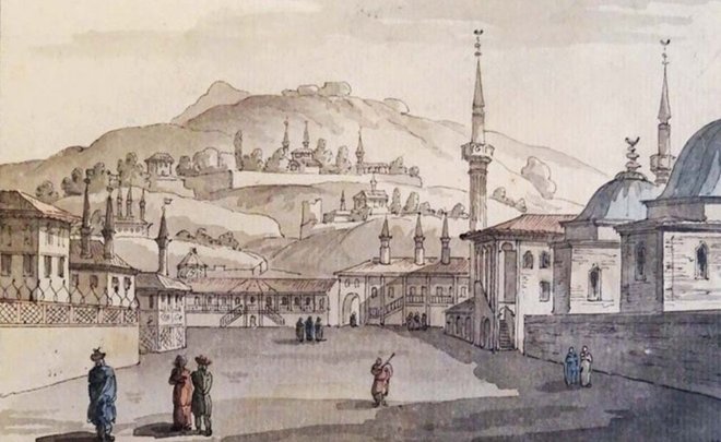 Бахчисарайский дворец: Зал Дивана, Портал Демир-Капы и «Соколиная башня» —Реальное время