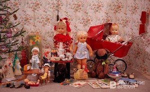 Метры игрушек в три ряда: в «Эрмитаже-Казань» рассказывают «Историю детства»