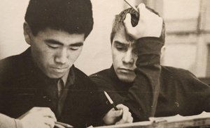 Фотомарафон «100-летие ТАССР»: студенты КИСИ на занятиях, 1972 год