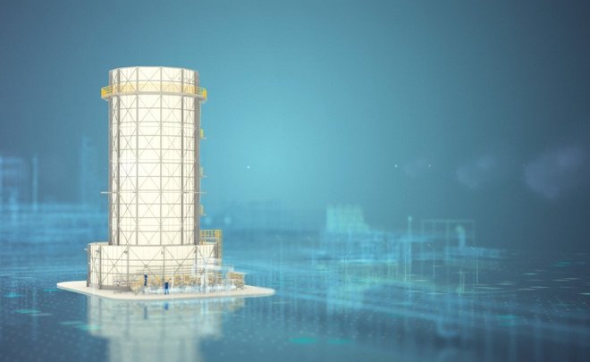 Гексен — без дыма и огня: на «Нижнекамскнефтехиме» монтируют первый закрытый факел