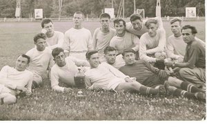 Фотомарафон «100-летие ТАССР»: футбольная команда «Судостроитель», 1950-е