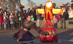 Масленица честная, да широкая: как в Свияжске зиму провожали