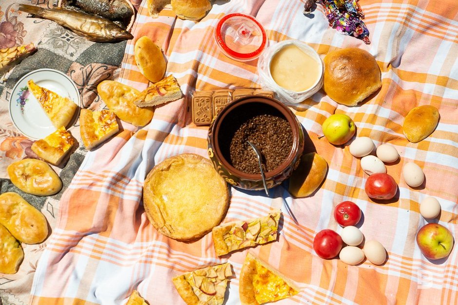еда на празднике мордовской культуры «Валда Шинясь»