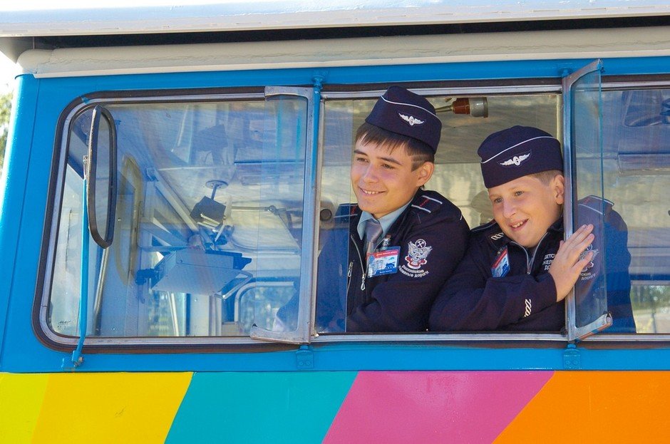 Открытие детской железной дороги в Казани, 2007 г.