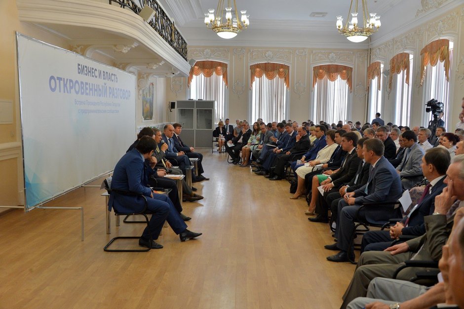Встреча Рустама Минниханова с предпринимательским сообществом «Бизнес и власть — откровенный разговор», 26 мая 2014 г.