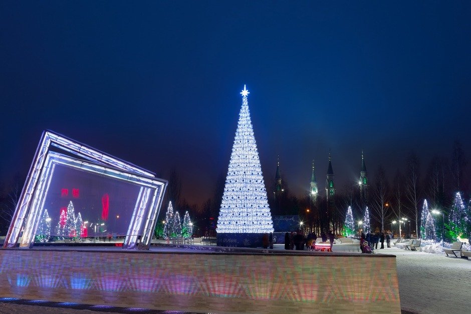 Нижнекамск фото города зимой