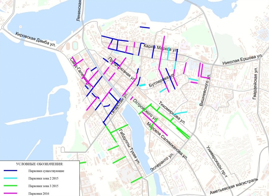 Предложения по размещению платных муниципальных парковок на УДС
