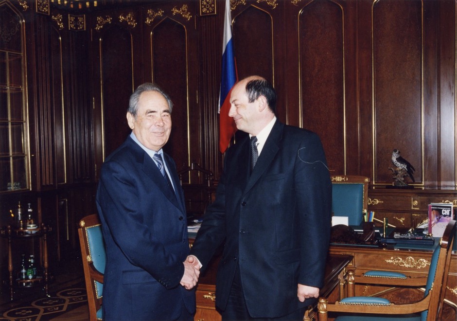 Минтимер Шаймиев и министр внутренних дел РФ Владимир Рушайло
