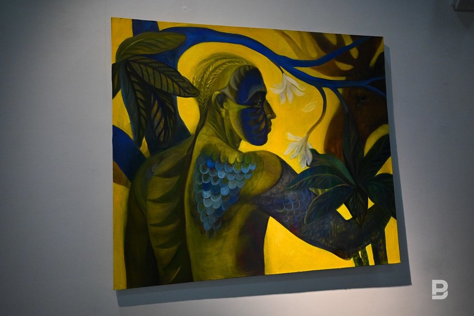 Картинка выставки татарстанской художницы Альфии Саргин ALFA DNK