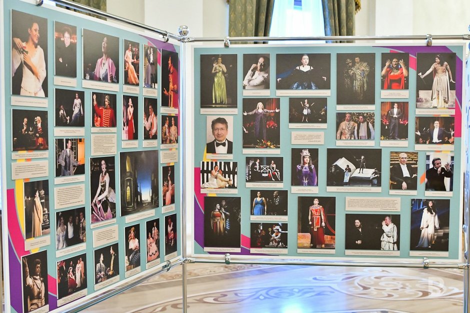 Портреты выставки посвященной 40-летию Шаляпинского фестиваля