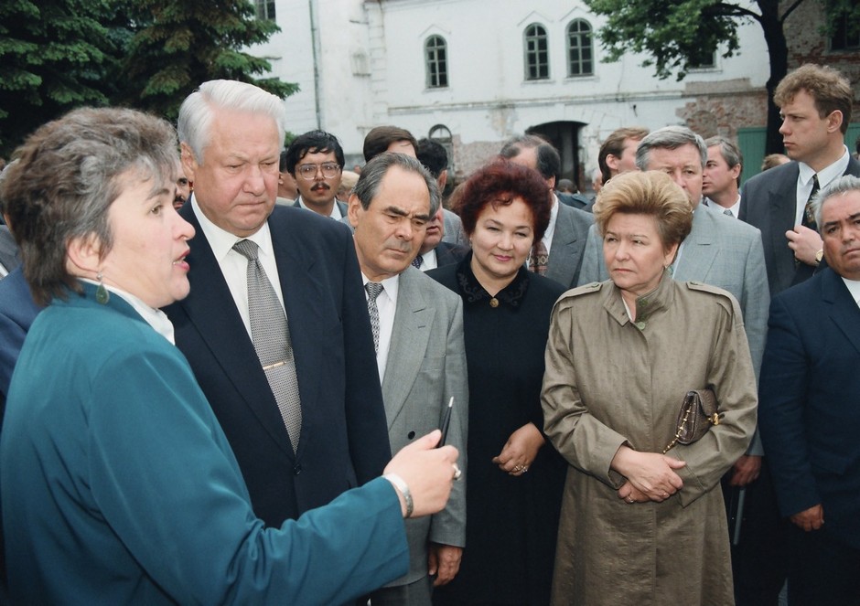 Ельцин, Шаймиев и их первые леди