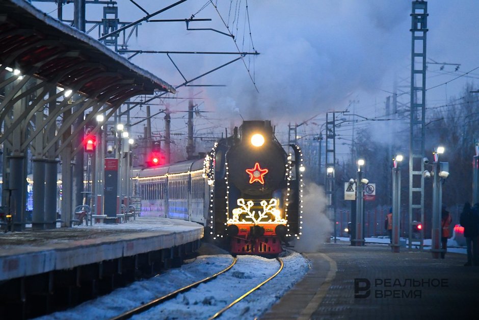 поезд Деда мороза