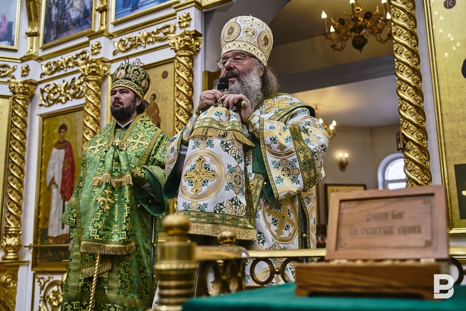 В Казань доставили ковчег с мощами Сергия Радонежского