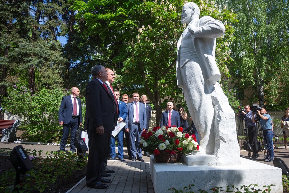 Геннадий Зюганов на открытии после реставрации Музея Ленина, 22 мая 2015 года