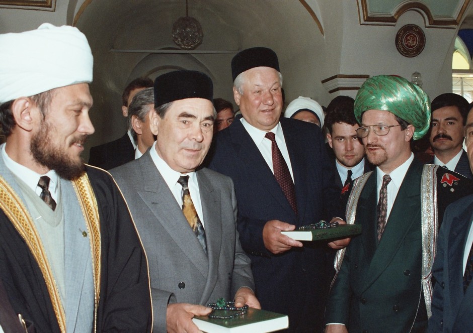 Одним из пунктов назначения президентского визита стала мечеть Марджани