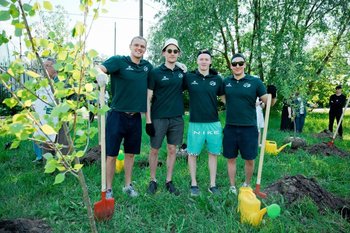 Игроки КОС-СИНТЕЗ приняли участие в зеленой акции