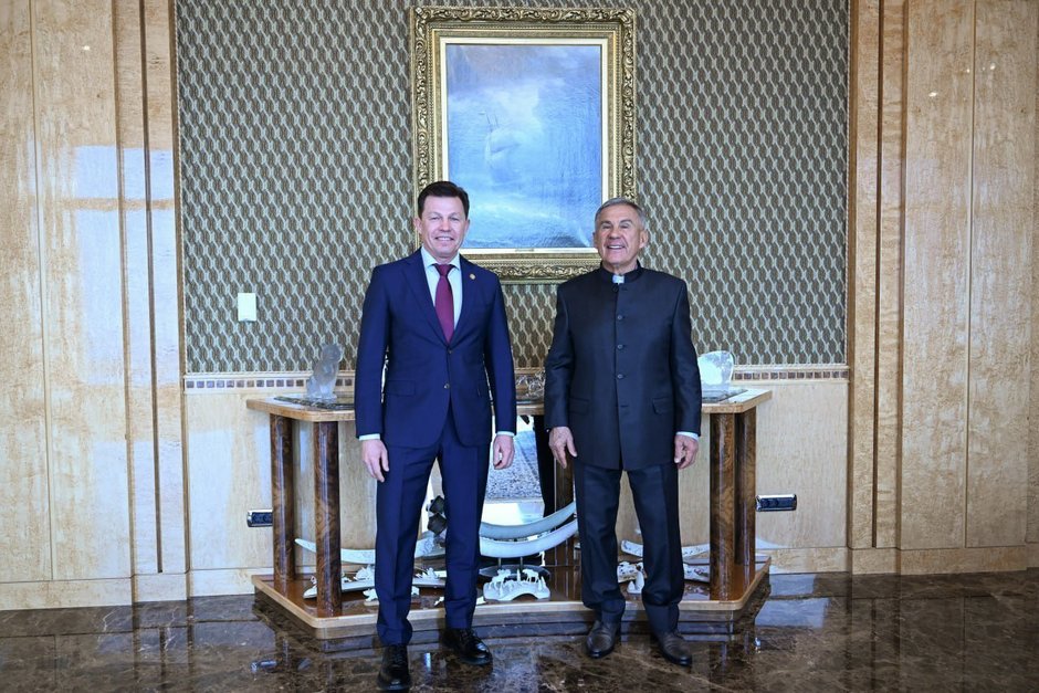 Минниханов обсудил с Майгуровым развитие биатлона в Татарстане