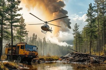 В России за сутки потушили 22 лесных пожара в 14 регионах