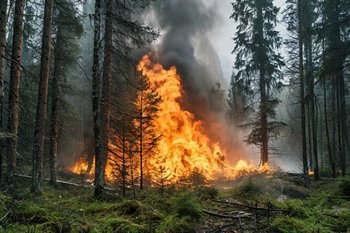 В России за сутки потушено 66 лесных пожаров в 20 регионах