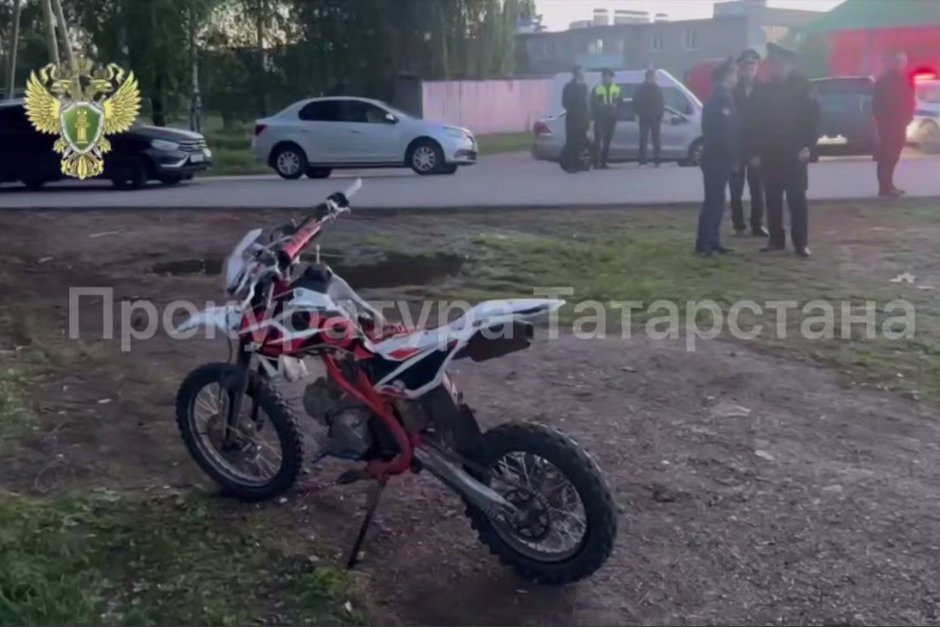 Девочка, управлявшая питбайком, погибла в аварии в Бугульминском районе