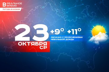 В столице Татарстана ожидается до 11 градусов тепла и небольшой дождь