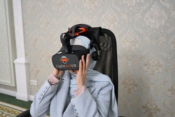 В мечети Марджани можно увидеть Каабу через VR-очки