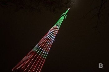 На установку новой подсветки на казанской телебашне выделят 24 млн рублей