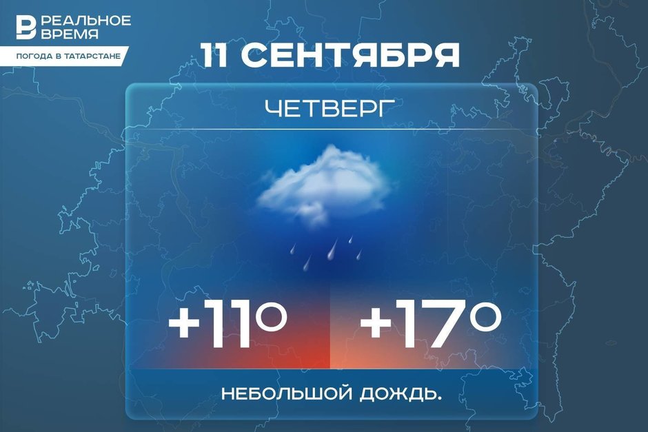 Сегодня в Татарстане ожидается до +17 градусов