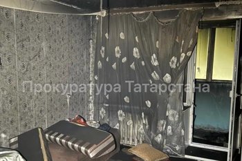 В Бугульме при пожаре погибли два человека