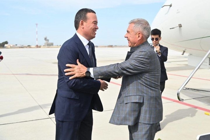 Рустам Минниханов прибыл с рабочим визитом в Республику Узбекистан