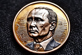 Немецкий журнал Compact выпустил серебряную монету в честь Путина