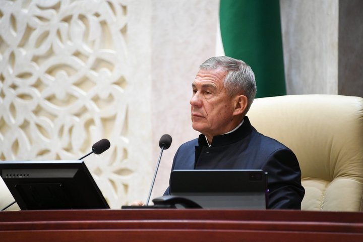 Минниханов на 30-летии Госсовета РТ: «Два раза был в одном созыве: как глава и премьер-министр»