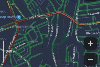 На центральной улице в Салмачах произошло ДТП