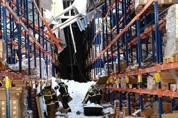 В Зеленодольске завершены работы на месте обрушения кровли распределительного центра сети «Магнит»