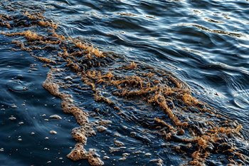 На Волге обнаружили крупный нефтяной разлив