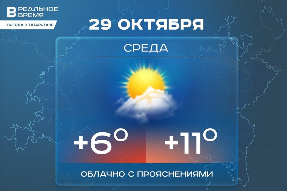 Сегодня в Татарстане ожидается до +11 градусов