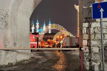 Задымление на территории Казанского кремля устранили