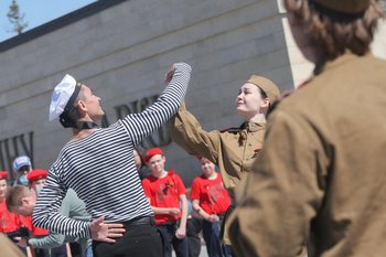 В Казани из-за непогоды перенесли акцию «Вальс Победы»