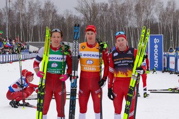 Сергей Ардашев выиграл гонку на 50 км на чемпионате России по лыжным гонкам