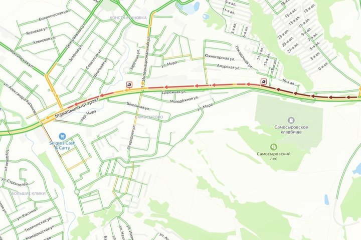 Несколько ДТП парализовали Мамадышский тракт в Казани