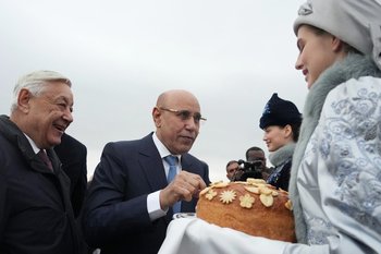 Президент Мавритании Мохамед ульд Газуани прибыл в Казань
