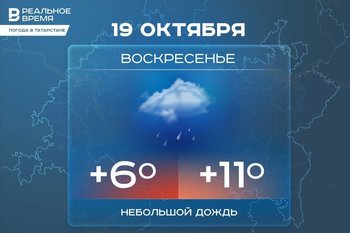 Сегодня в Татарстане ожидается небольшой дождь и до +11 градусов