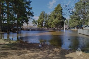 В Кукморском районе Татарстана из-за паводка ввели режим «Повышенная готовность»