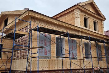 В Кукморе завершается реставрация исторического здания музея Комаровых