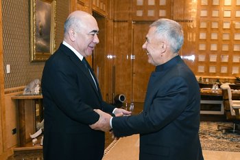 Минниханов встретился с хокимом Ташкентской области Мирзаевым