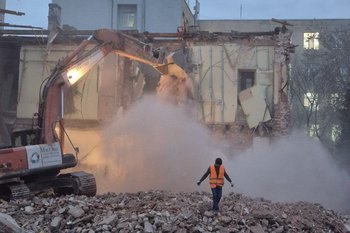 В Казани сносят историческое здание на Большой Красной, 11