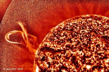 На Солнце вновь произошла сильная вспышка