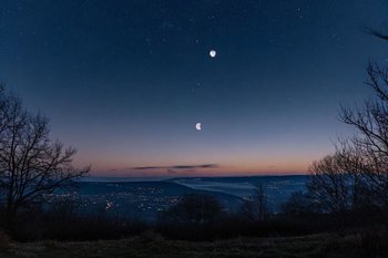 Сегодня ночью можно увидеть пик сближения Венеры и Юпитера